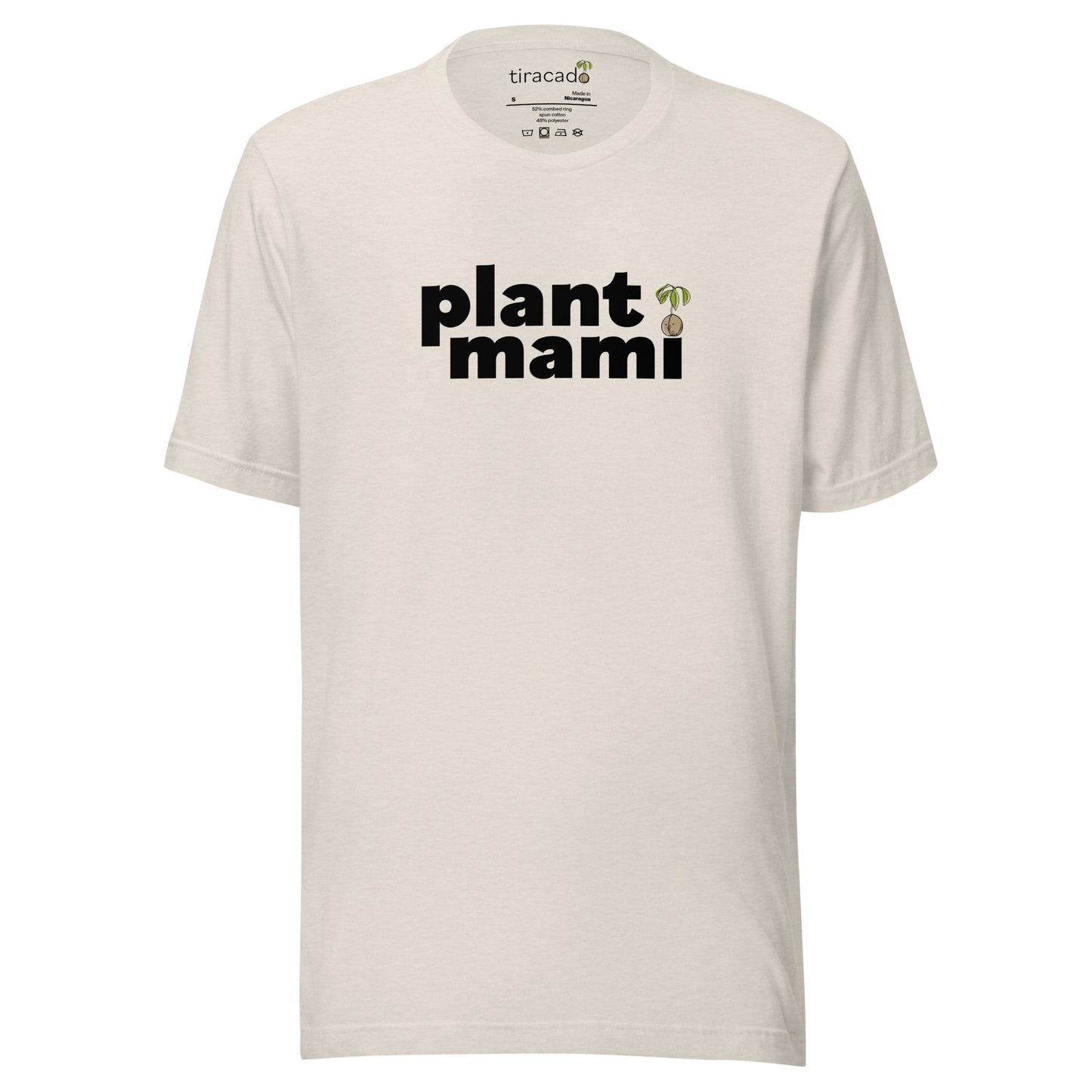"Plant Mami" Black Text LF T-Shirt (Unisex)