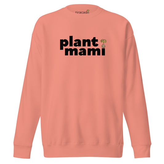 "Plant Mami" Black Text LF Sweatshirt (Unisex)